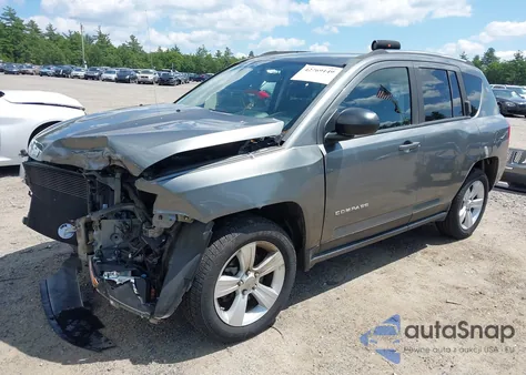 2012 Jeep Compass Sport из США, поврежденный, VIN 1C4NJDBB6CD576908